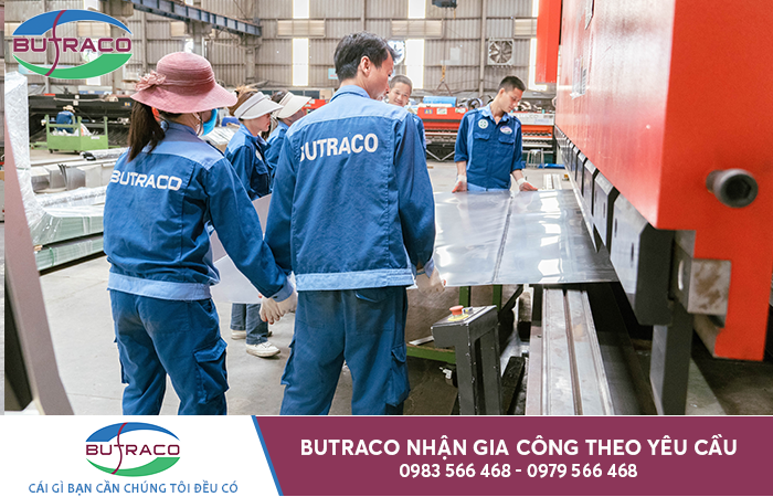 Butraco - cơ sở gia công inox 304 uy tín theo yêu cầu