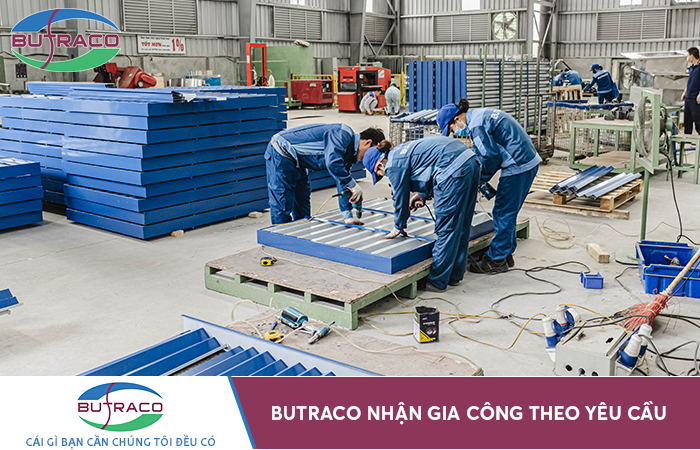 Butraco - Gia công cửa chớp thép theo yêu cầu uy tín