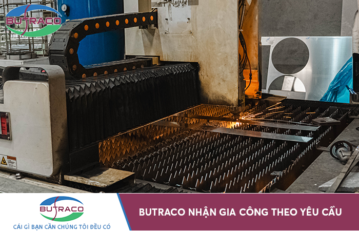 Gia công cắt laser CNC 3D ống - hộp kim loại tại Butraco