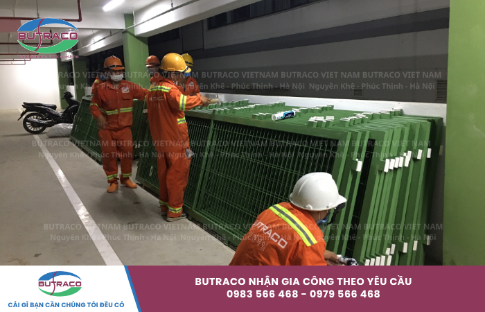 Ứng dụng của hàng rào thép trong công trình xây dựng