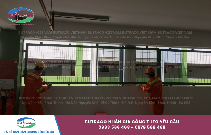 Ứng dụng của hàng rào thép trong công trình xây dựng