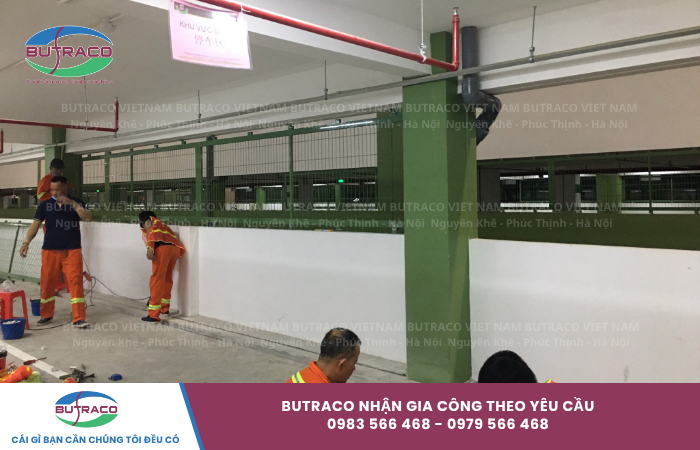 Ứng dụng của hàng rào thép trong công trình xây dựng