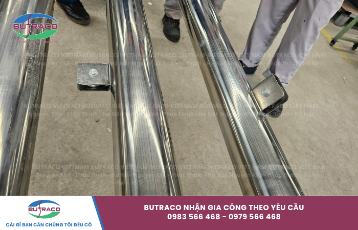 Báo giá cột cờ inox 304 cao 9m