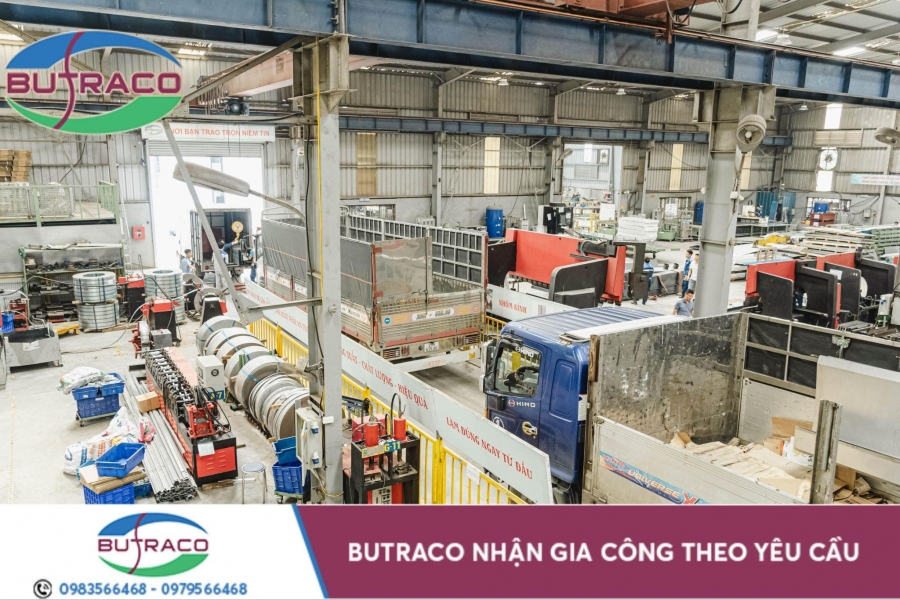 Butraco - Chuyên gia công inox theo yêu cầu chuyên nghiệp