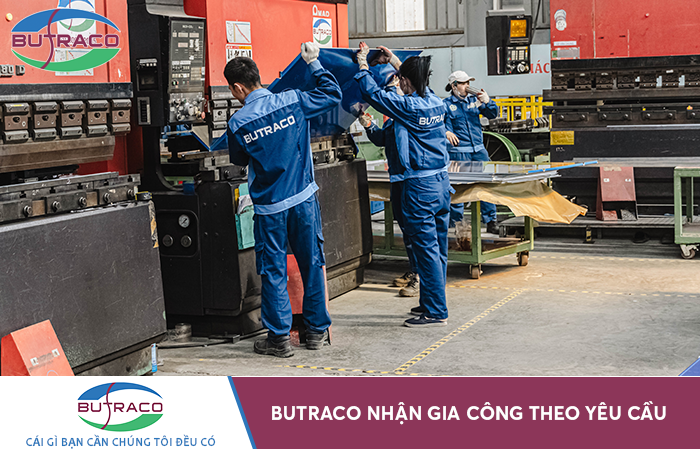 Butraco - Gia công kim loại tấm theo yêu cầu tại Hà Nội