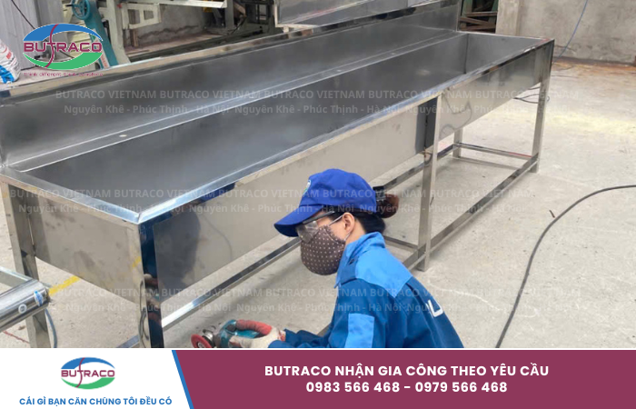 Bồn rửa inox công nghiệp: Cấu tạo và báo giá gia công