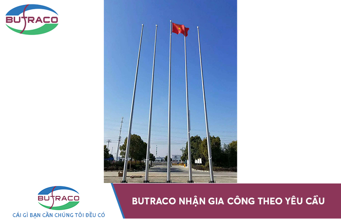 Cột cờ Inox 304: Tiêu chuẩn kỹ thuật và bảng giá mới nhất