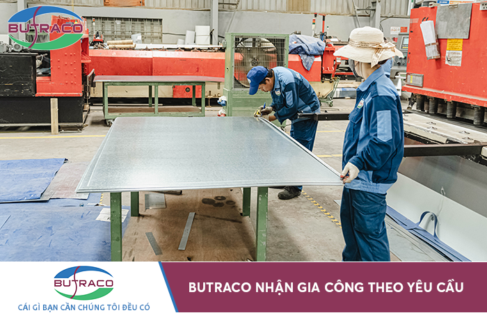 Gia công CNC kim loại tấm uy tín tại Butraco