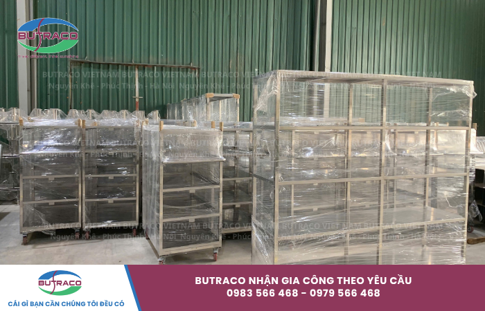 Gia công kệ Inox công nghiệp: Tiêu chuẩn kỹ thuật và năng lực sản xuất