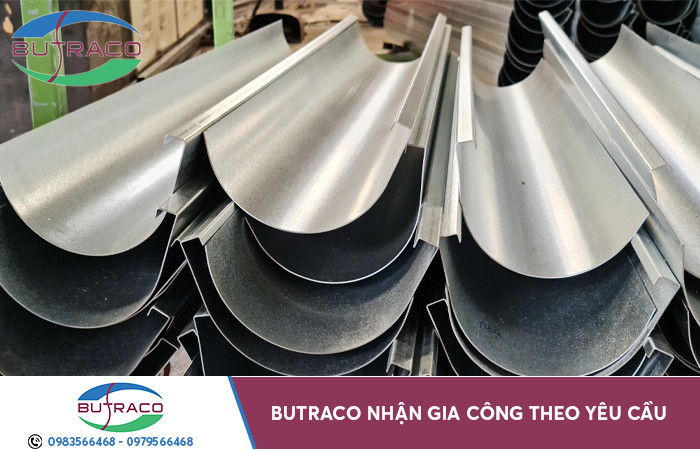 Gia công máng uống nước bằng inox cho mô hình trang trại 