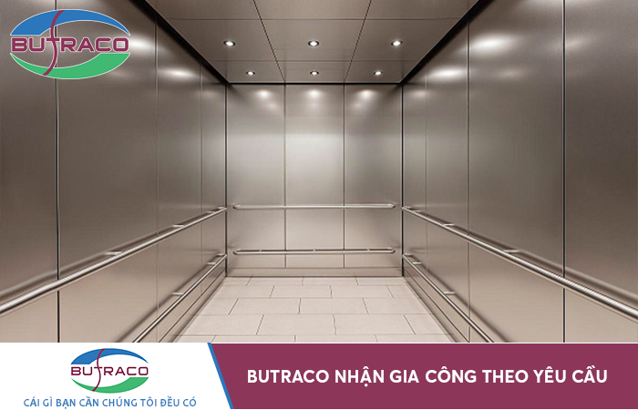 Ốp thang máy inox - cabin: Tiêu chuẩn kỹ thuật, vật liệu và dịch vụ gia công