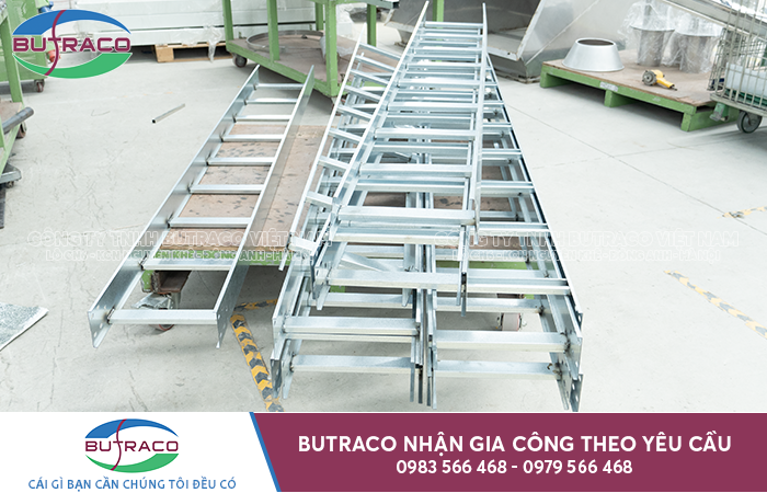 Kích thước và báo giá thang cáp mạ kẽm nhúng nóng 