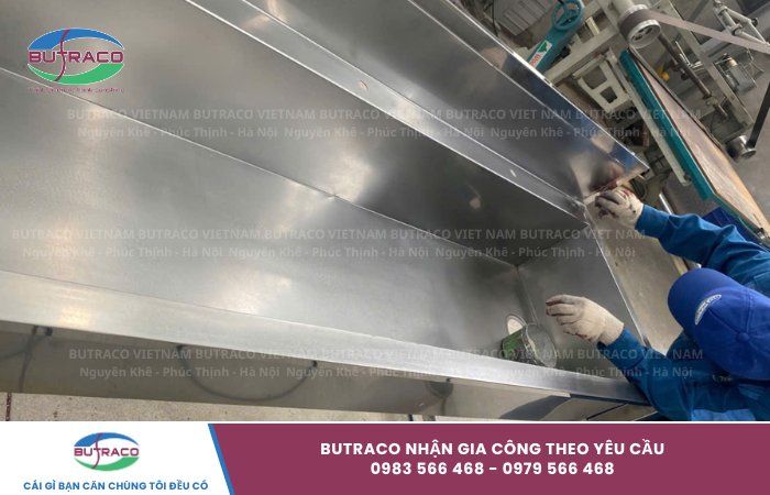 Gia công bồn rửa inox công nghiệp uy tín, chất lượng