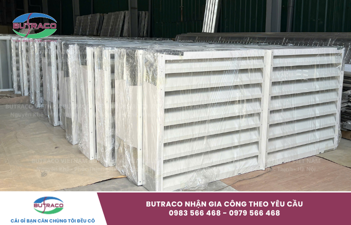 Cửa Louver tôn: Cấu tạo và báo giá gia công