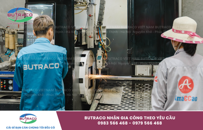 Công nghệ cắt Laser CNC thép hộp có độ chính xác cao