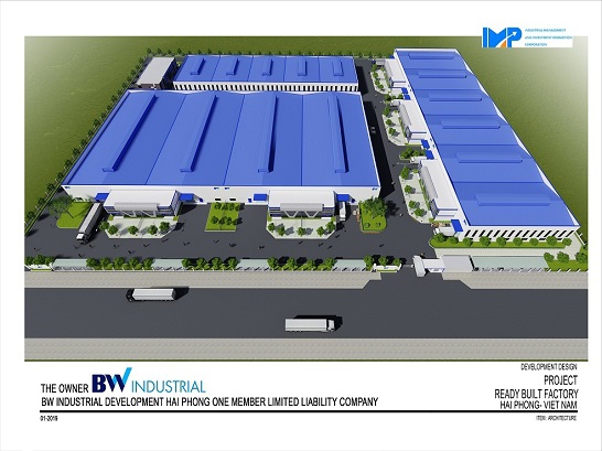 NHÀ MÁY BW HẢI PHÒNG - CUNG CẤP VÀ THI CÔNG MÁI CLIPLOCK