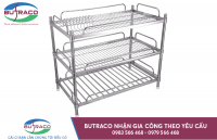 ​Gia công kệ úp chén inox 304 theo yêu cầu