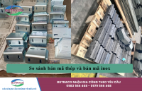 So sánh bản mã thép và bản mã inox